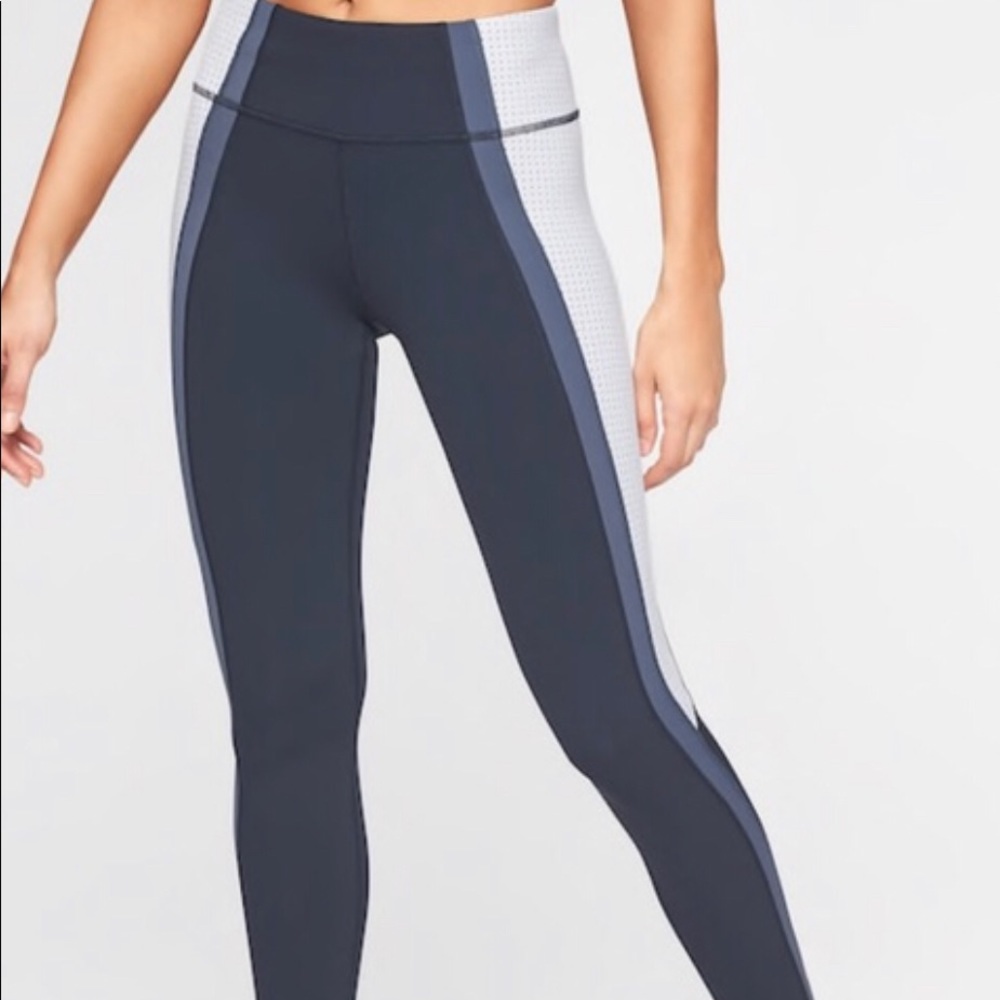 NWOT Athleta Colorblock Contender 7/8 Tights